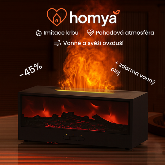 MlžnýKrb™ Difuzér s imitací krbu